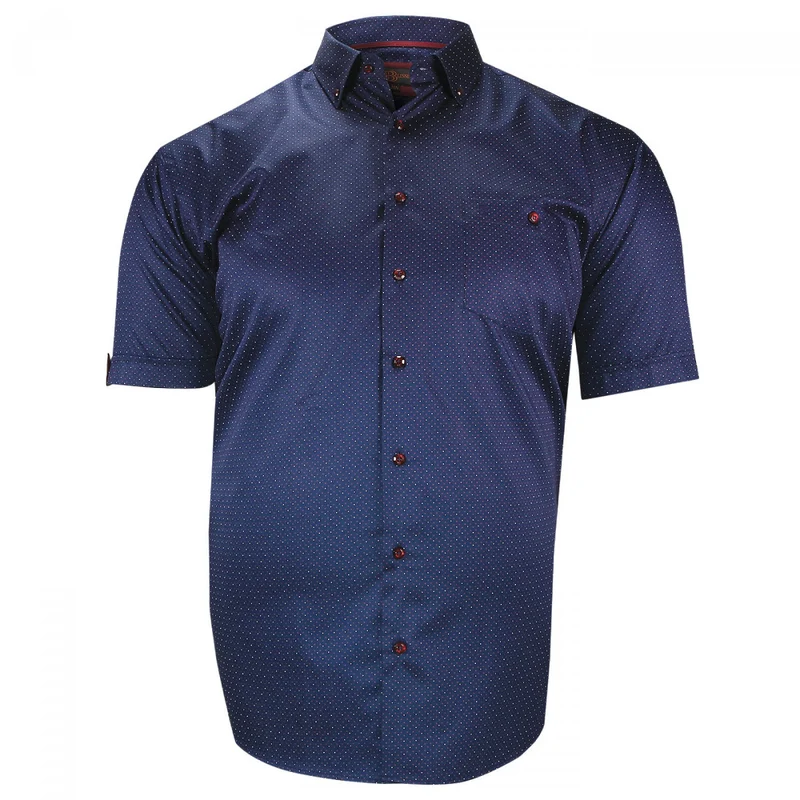 Chemise homme grande taille motifs à pois coupe droite FESTE Doublissimo