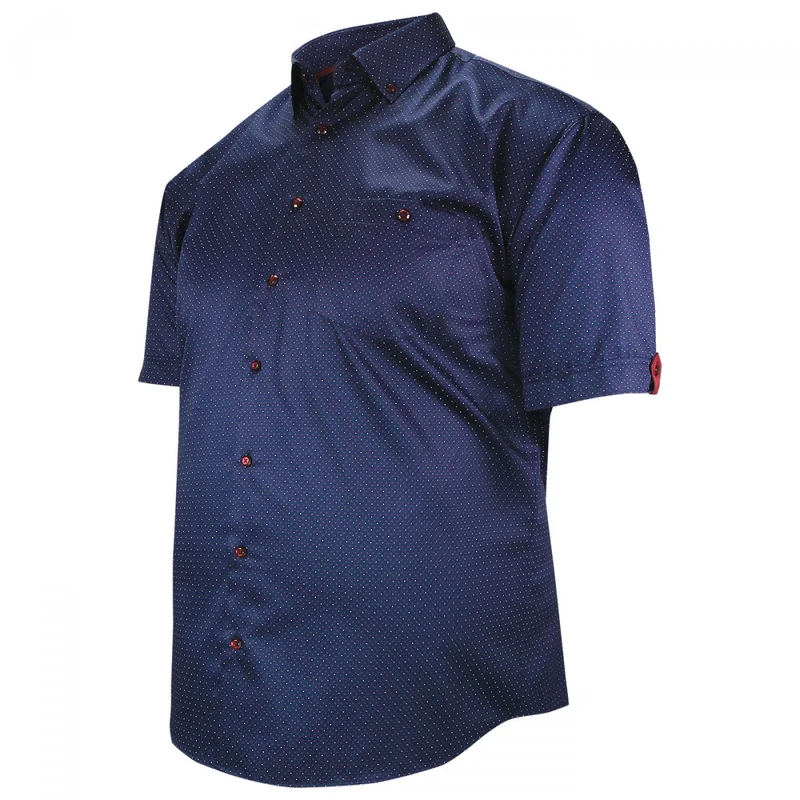 Chemise homme grande taille motifs à pois coupe droite FESTE Doublissimo
