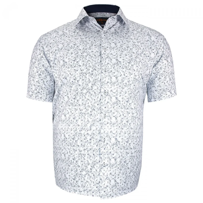 Chemise homme grande taille à motifs coupe droite NEVE Doublissimo