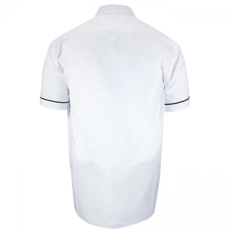 Chemise homme grande taille motifs à pois coupe droite PICCOLI Doublissimo