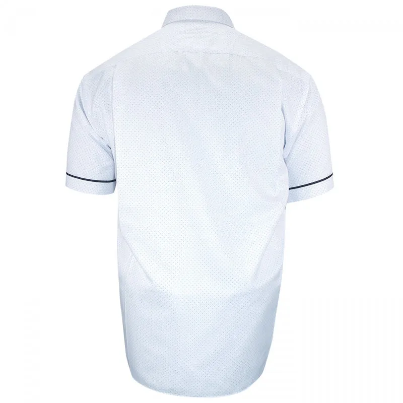 Chemise homme grande taille motifs à pois coupe droite PICCOLI Doublissimo