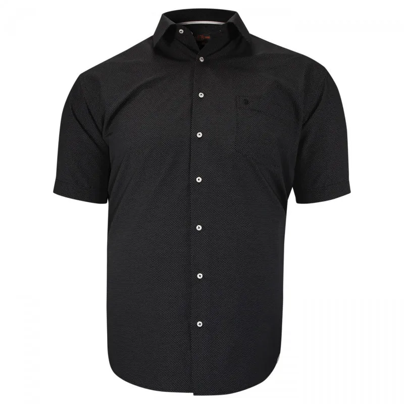 Chemise homme grande taille motifs à pois coupe droite NOTTE Doublissimo