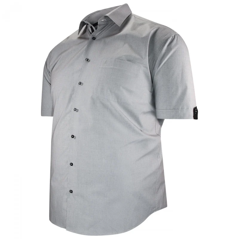 Chemise homme grande taille motifs à carreaux coupe droite CLASSICO Doublissimo