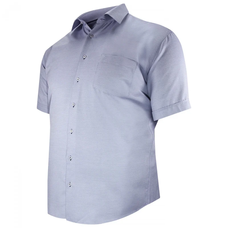 Chemise homme grande taille à tissu armuré coupe droite QUOTIDIANO Doublissimo