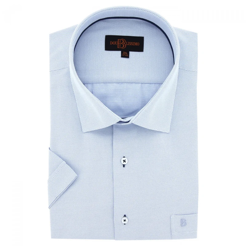 Chemise homme grande taille à tissu armuré coupe droite QUOTIDIANO Doublissimo