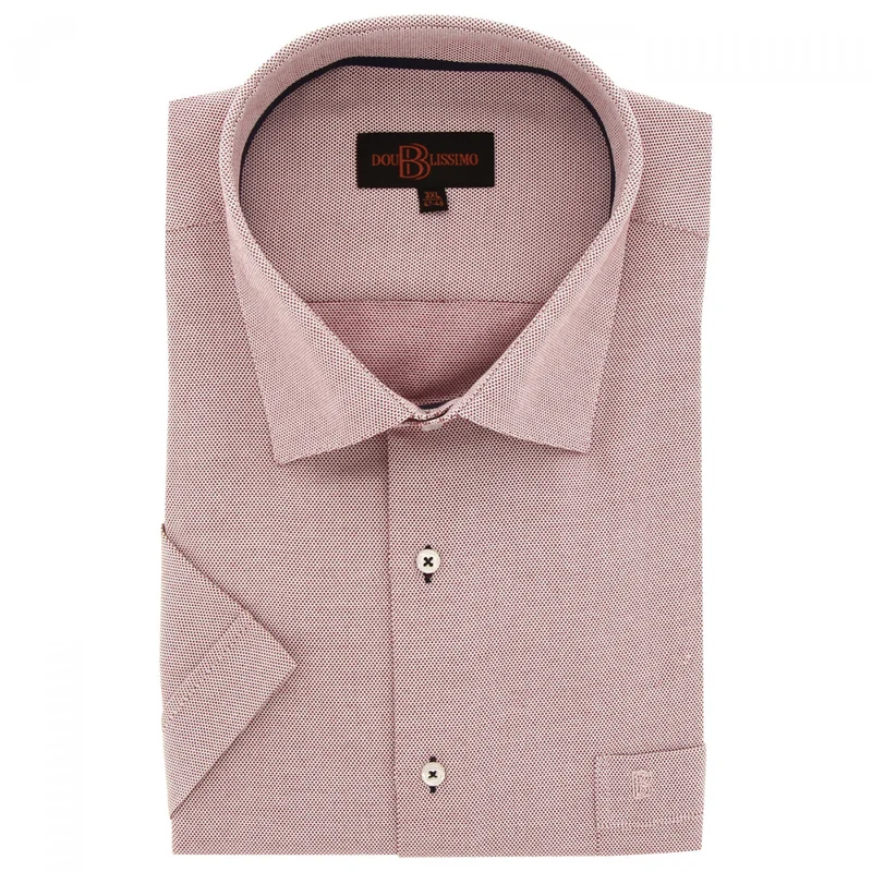 Chemise homme grande taille à tissu armuré coupe droite QUOTIDIANO Doublissimo