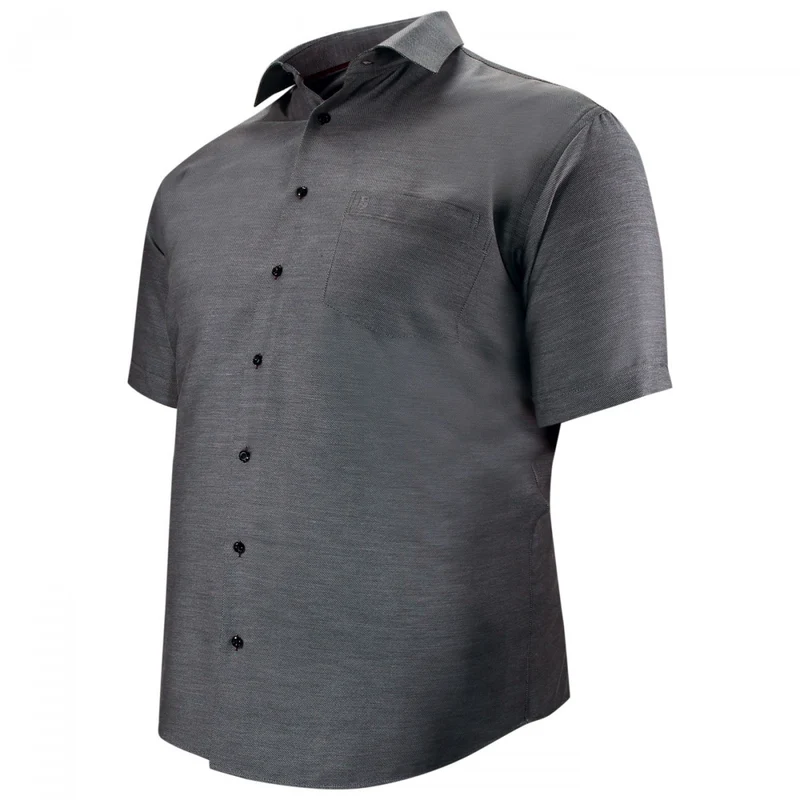 Chemise homme grande taille à tissu armuré coupe droite QUOTIDIANO Doublissimo