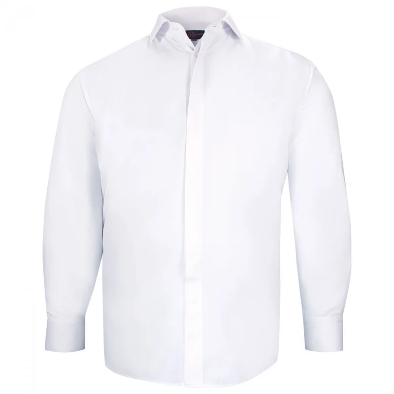 Chemise homme grande taille tissus premium armuré coupe droite ELGANZA Doublissimo