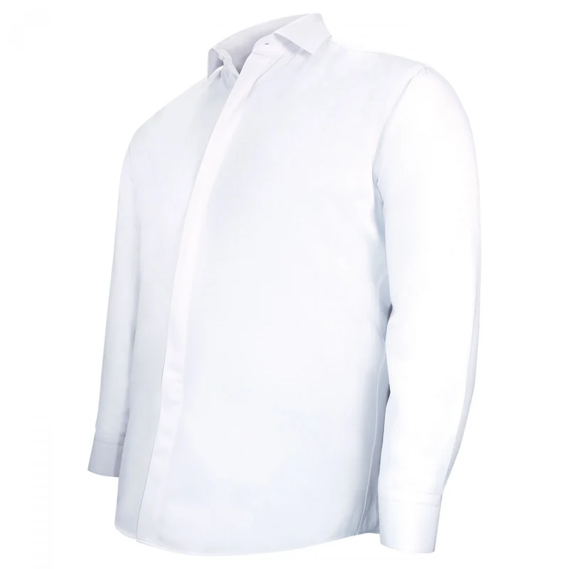 Chemise homme grande taille tissus premium armuré coupe droite ELGANZA Doublissimo