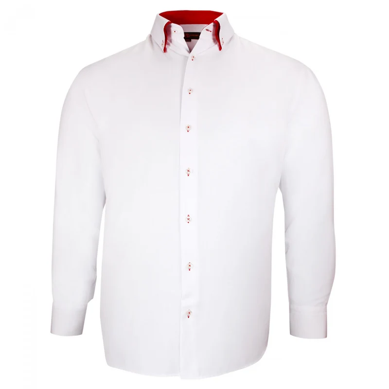 Chemise homme grande taille double col coupe droite DOBLO Doublissimo