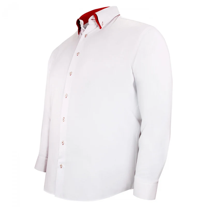 Chemise homme grande taille double col coupe droite DOBLO Doublissimo