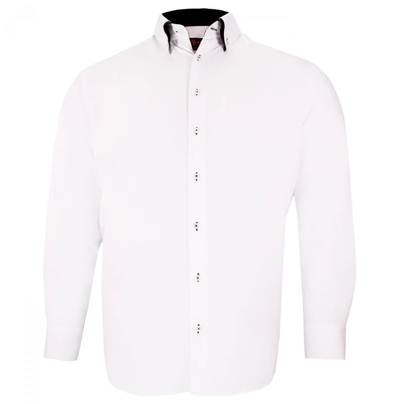 Chemise homme grande taille double col coupe droite DOBLO Doublissimo
