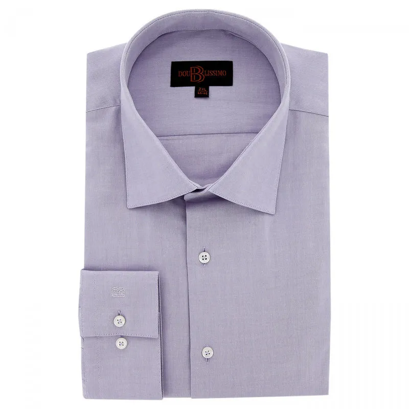 Chemise homme grande taille classique coupe droite CALISSI Doublissimo