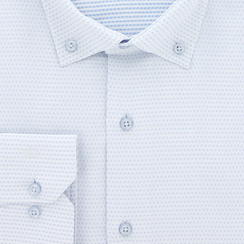 Chemise homme grande taille tissu imprimé coupe droite COLLETO Doublissimo