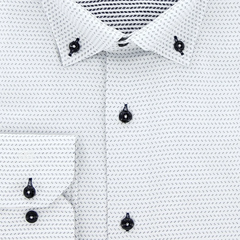 Chemise homme grande taille tissu imprimé coupe droite COLLETO Doublissimo
