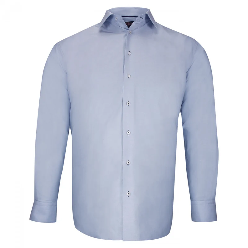 Chemise homme grande taille tissu oxford coupe droite OPPICHE Doublissimo