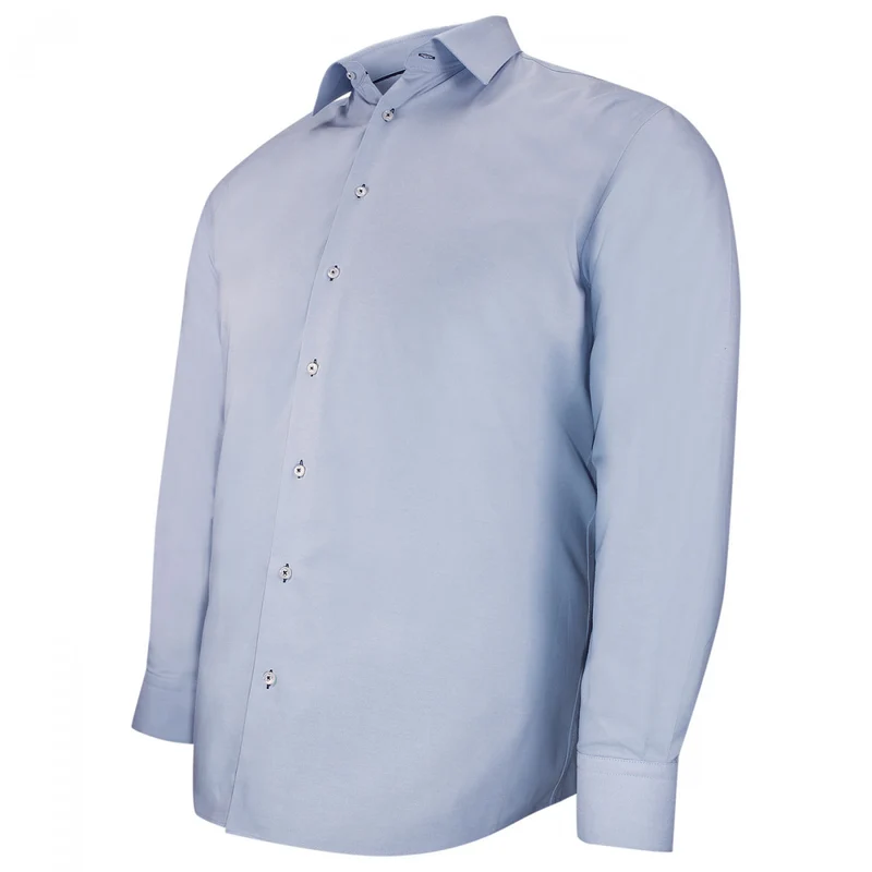 Chemise homme grande taille tissu oxford coupe droite OPPICHE Doublissimo
