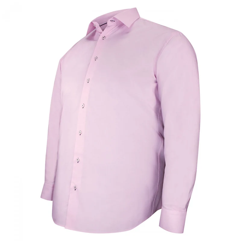 Chemise homme grande taille tissu oxford coupe droite OPPICHE Doublissimo