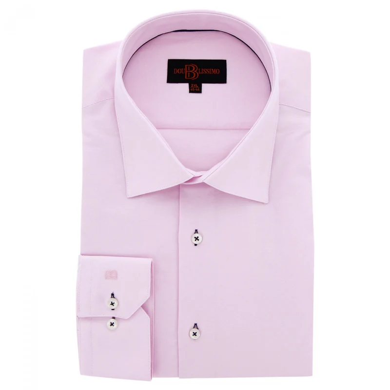 Chemise homme grande taille tissu oxford coupe droite OPPICHE Doublissimo
