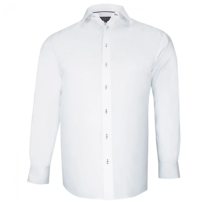 Chemise homme grande taille tissu oxford coupe droite OPPICHE Doublissimo