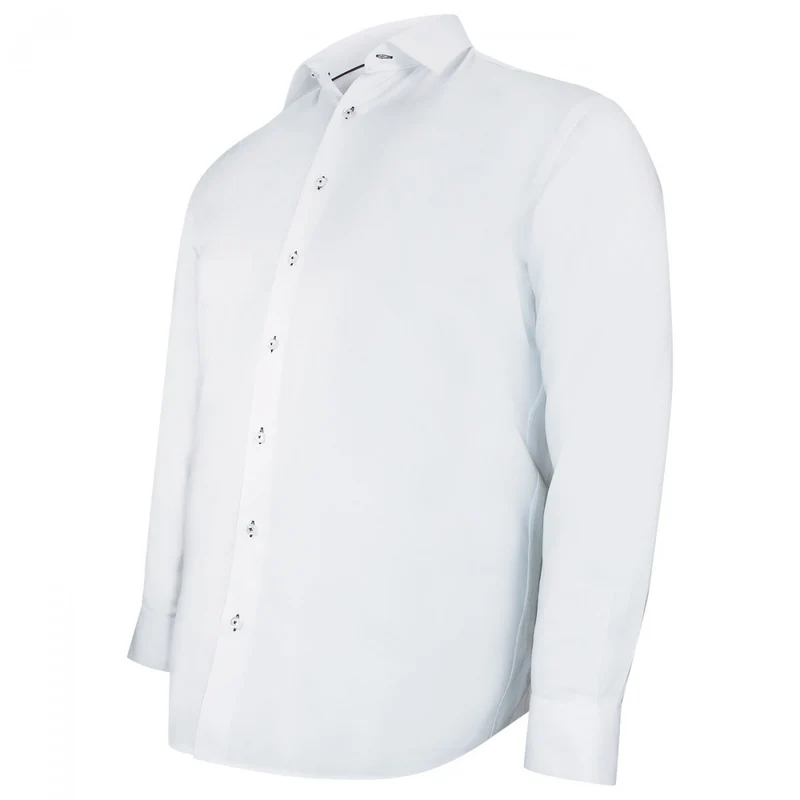Chemise homme grande taille tissu oxford coupe droite OPPICHE Doublissimo