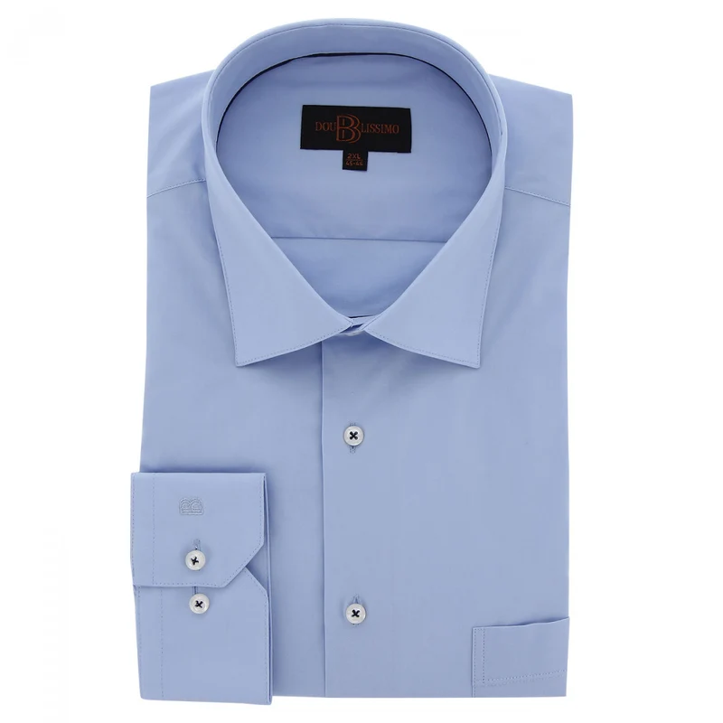 Chemise homme grande taille classique coupe droite LAVORO Doublissimo
