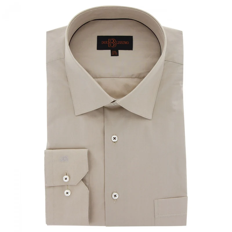 Chemise homme grande taille classique coupe droite LAVORO Doublissimo