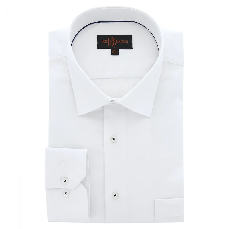 Chemise homme grande taille classique coupe droite LAVORO Doublissimo