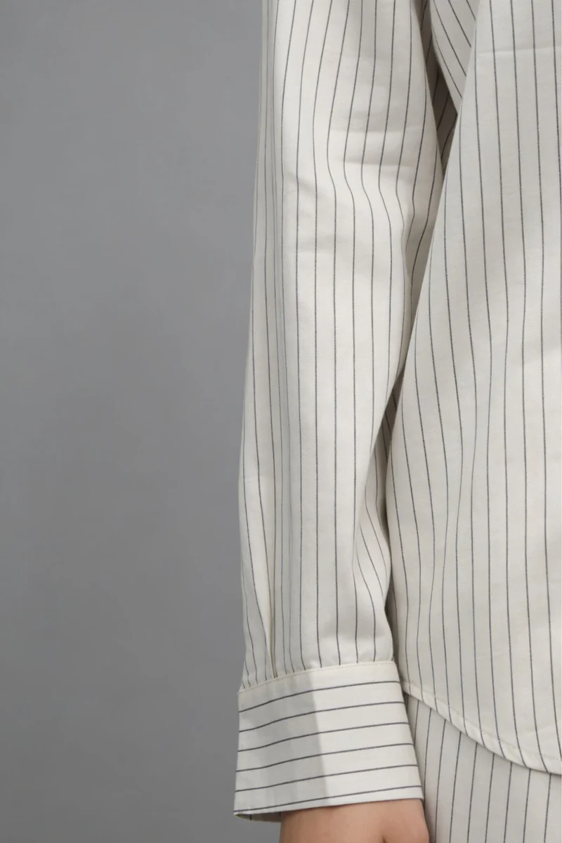 Brin|Cotton Regular Fit Pinstripe Shirt