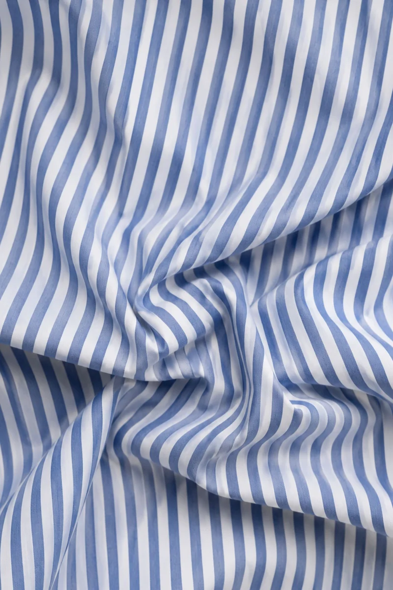 Lumen|Cotton Stripe Panelled Shirt