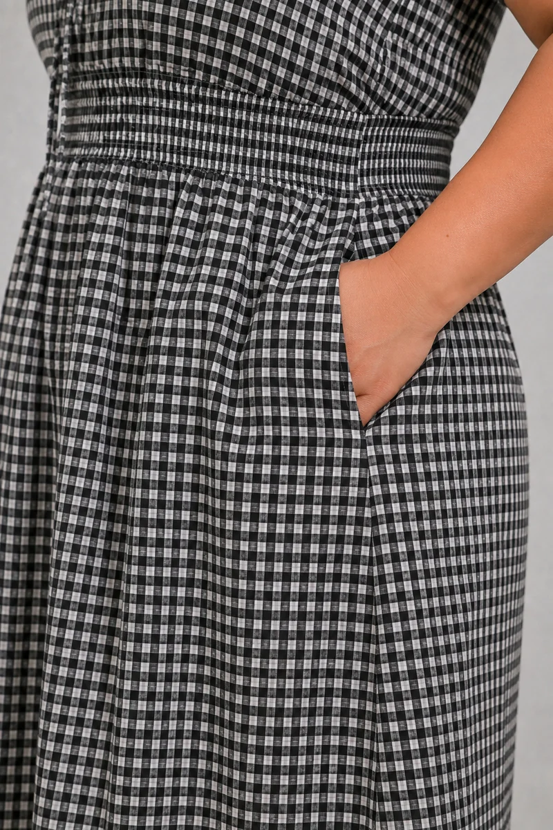 Kestrel|Cotton Puff Sleeve Mini Dress