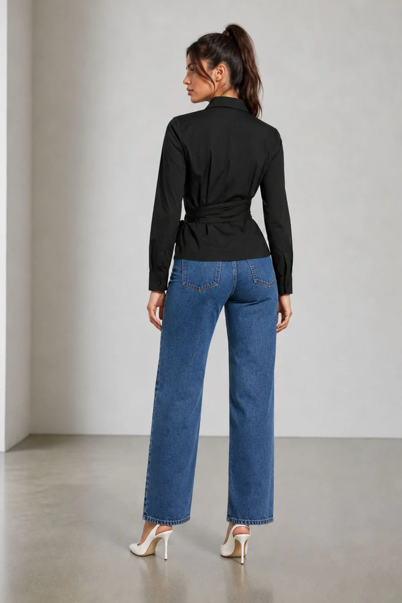Nolis|Cotton Tieup Detail Shirt