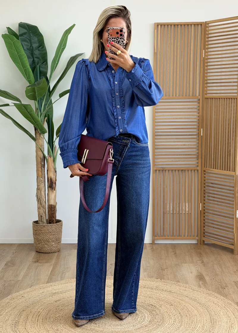 Chemise Fluide Viscose & Polyamide