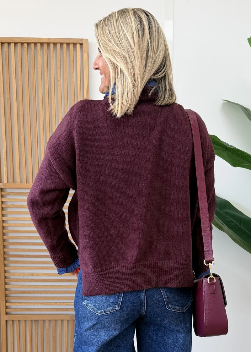 Pull Col Rond AMOUR