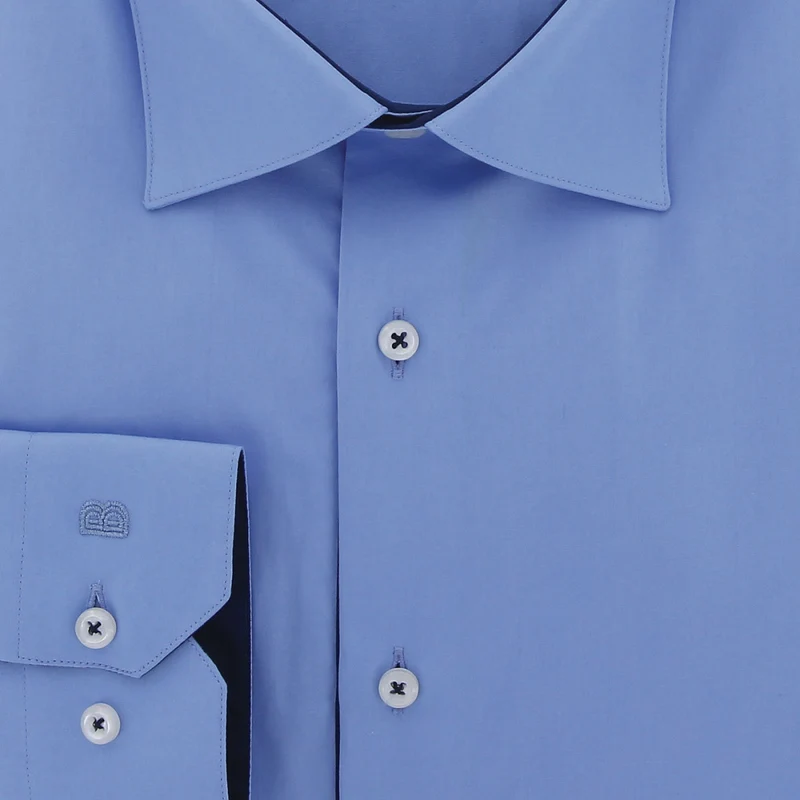 Chemise homme grande taille tissu uni coupe droite CLASSOPO Doublissimo