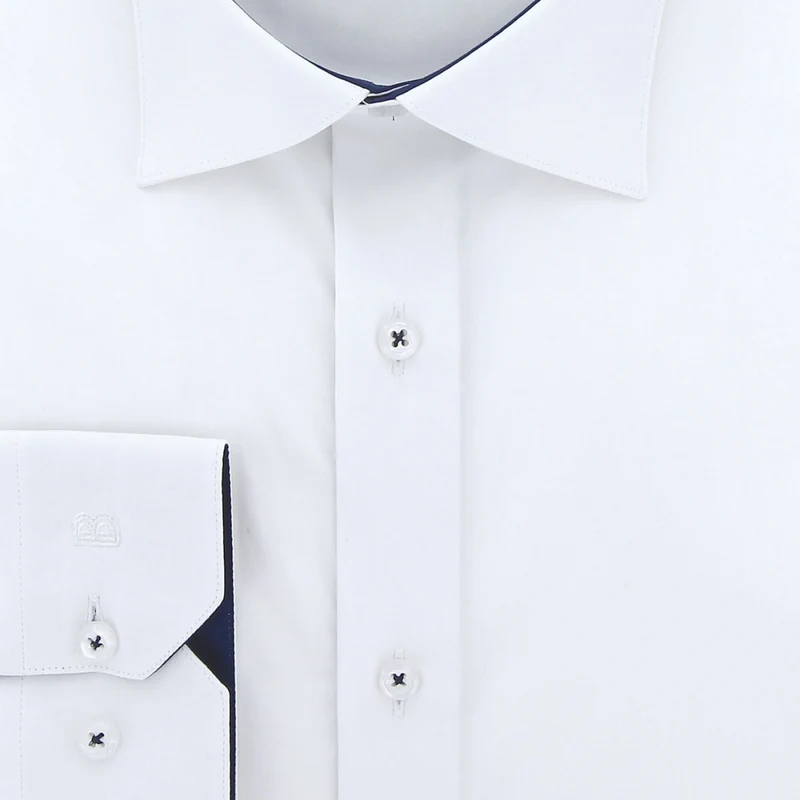 Chemise homme grande taille tissu uni coupe droite CLASSOPO Doublissimo