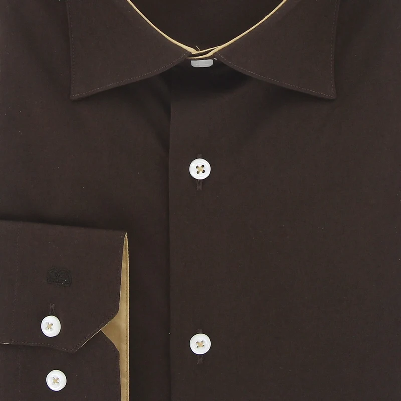 Chemise homme grande taille tissu uni coupe droite CLASSOPO Doublissimo