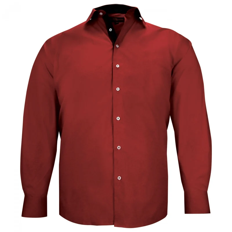 Chemise homme grande taille tissu uni coupe droite CLASSOPO Doublissimo