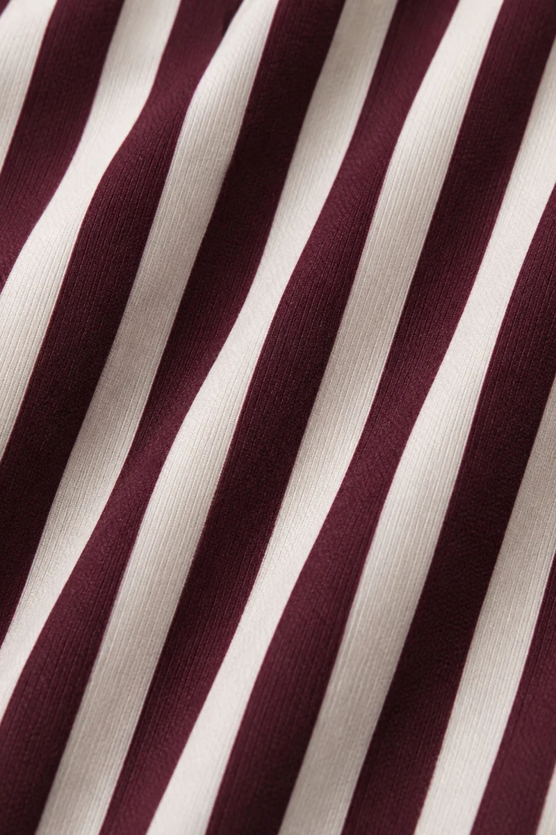 Brivan|Cotton Stripped Mini Shirt Dress