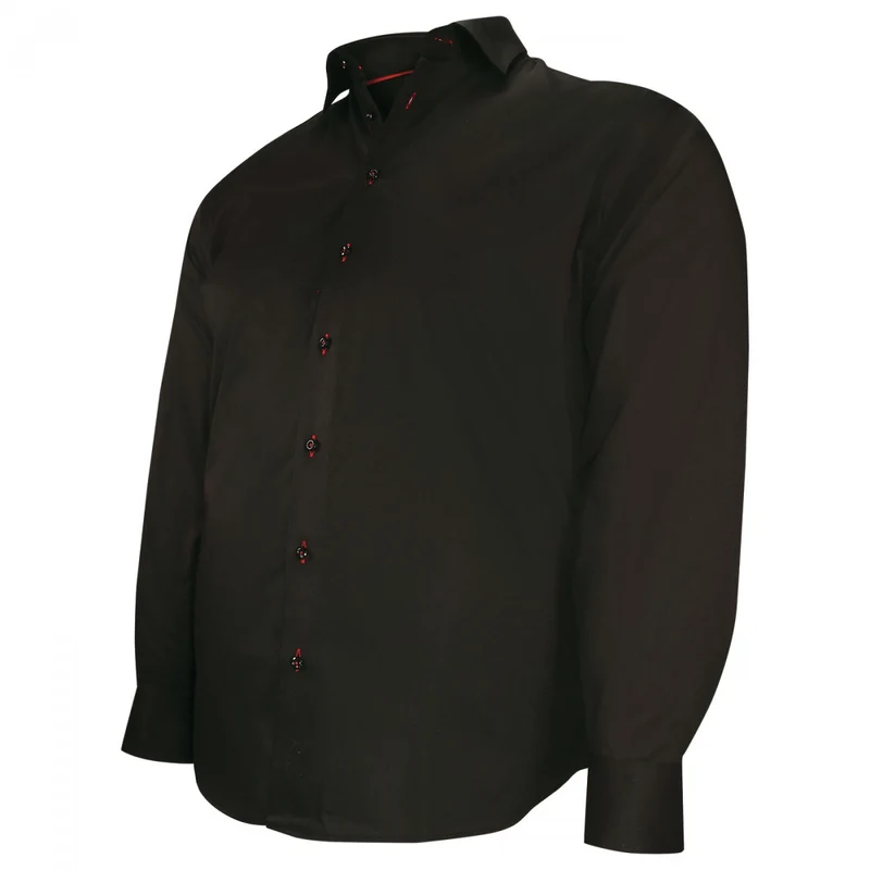Chemise homme grande taille tissu uni coupe droite FILOPPO Doublissimo