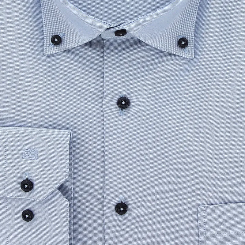 Chemise homme grande taille oxford à col boutonné coupe droite BOTONNI Doublissimo
