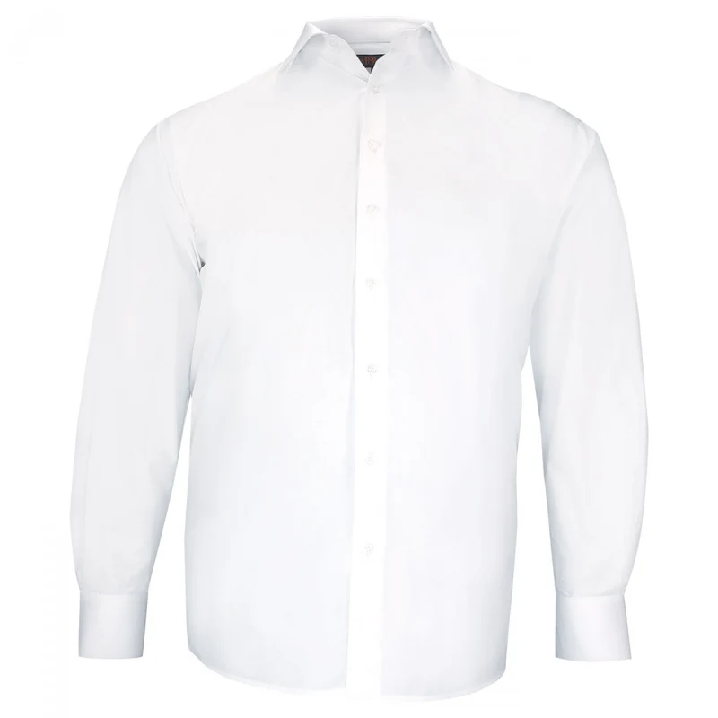 Chemise homme grande taille grande taille classique tissu uni coupe droite CLASSIMO Doublissimo
