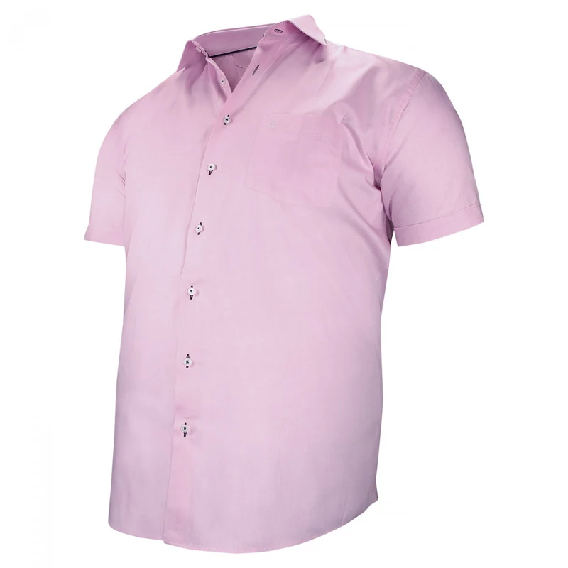 Chemise homme grande taille grande taille unie coupe droite BELAROSA Doublissimo
