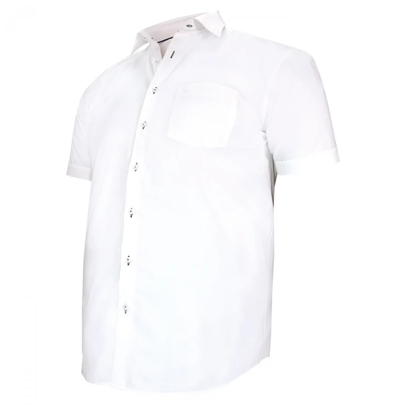 Chemise homme grande taille grande taille à tissu uni texturé coupe droite TONOTONA Doublissimo