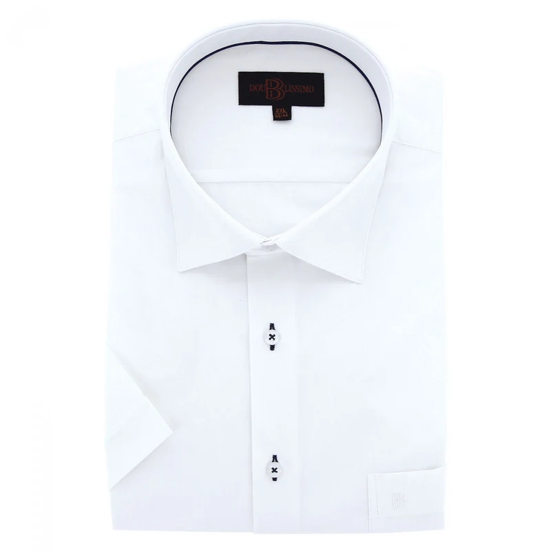 Chemise homme grande taille grande taille à tissu uni texturé coupe droite TONOTONA Doublissimo