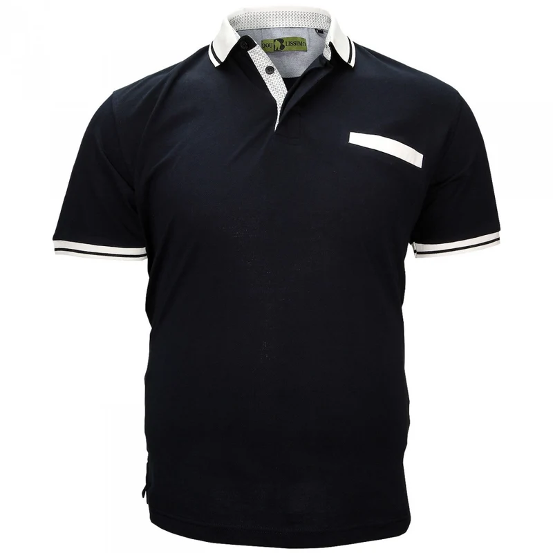 Polo en piqué de coton coupe droite TREND Doublissimo