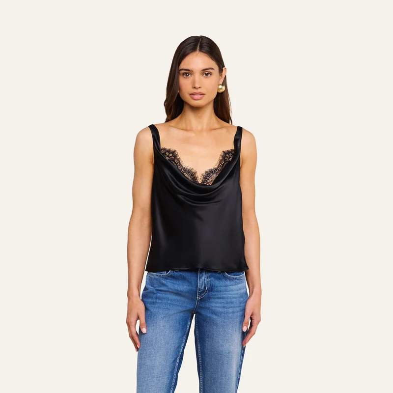 Evadne Silk Lace Camisole