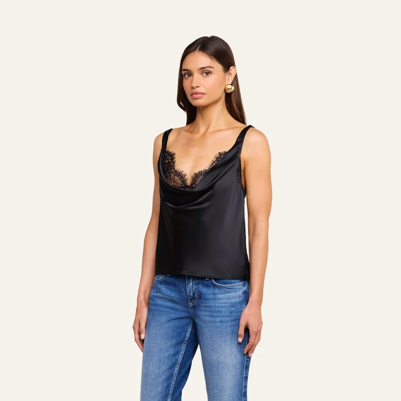 Evadne Silk Lace Camisole