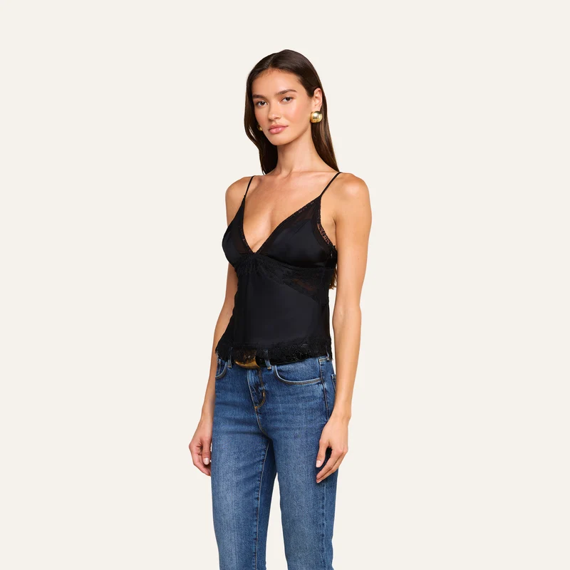 Elka Satin Lace Camisole