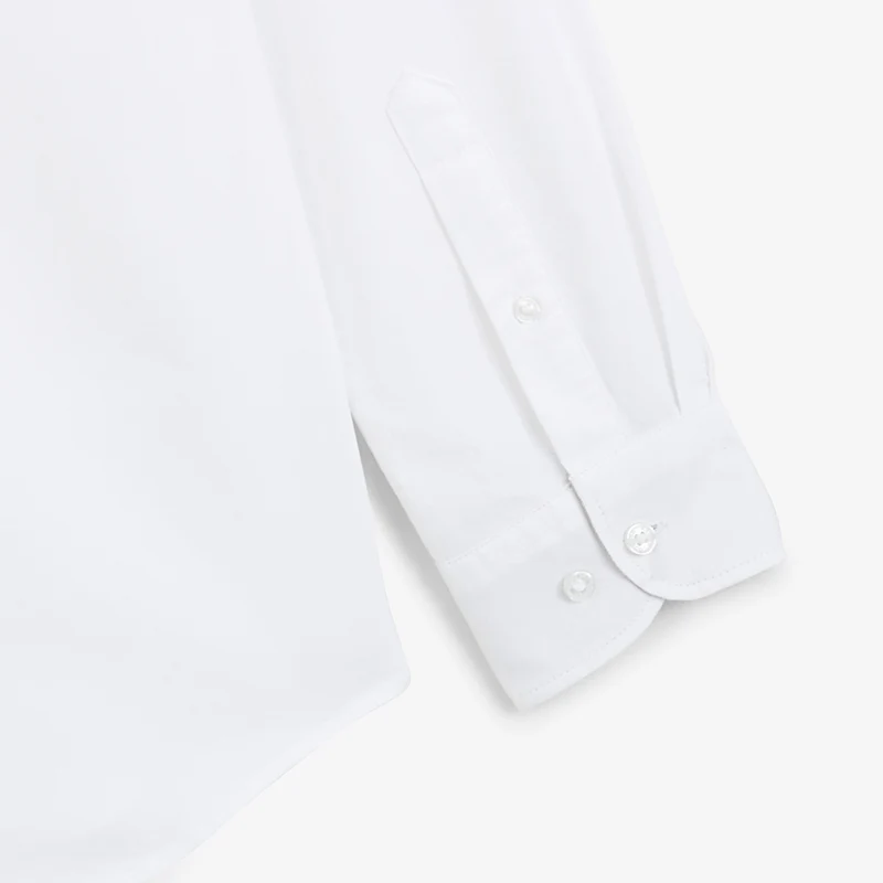 Chemise manches longues Oxford blanche Sangle SB